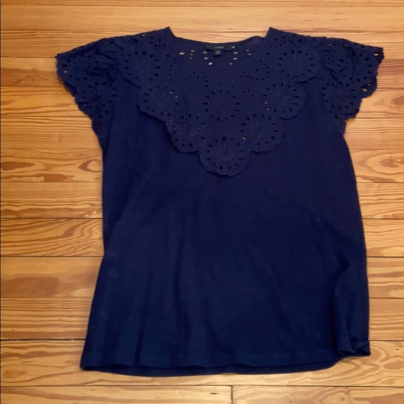 J. Crew Tops - J. Crew Blue Short Sleeve Top
